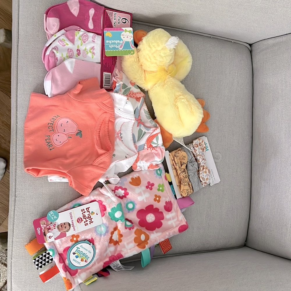 Bundle of baby items